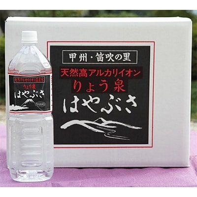 【発送月固定定期便】はやぶさ温泉水1.5L×10本【高アルカリで超軟水、健康と美をサポート】全12回