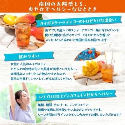 サーフ　トロピカるルイボス500ml×24本　マンゴー果汁使用、糖質・カロリー・カフェインゼロ