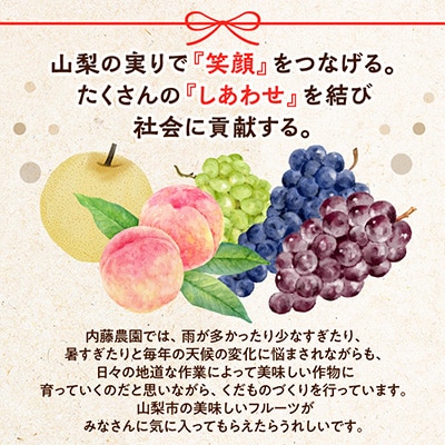 やまなし内藤農園の【訳あり】シャインマスカット 1.5kg