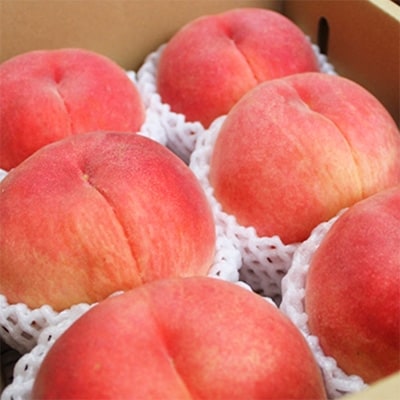 山梨のおいしい桃2kg(6～8個)