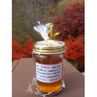 山梨市三富産　日本みつばちの純粋はちみつ　200g