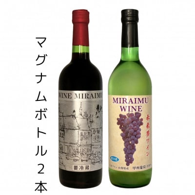 未来夢ワイナリー　ナチュラルワイン　甲州&ヤマゾービニオン 2本
