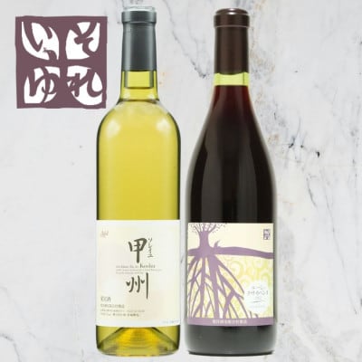 旭洋酒　ソレイユ甲州/ルージュ クサカベンヌ　720ml×2本セット