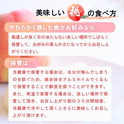 厳選!池田青果のもも 3kg(8玉~12玉)