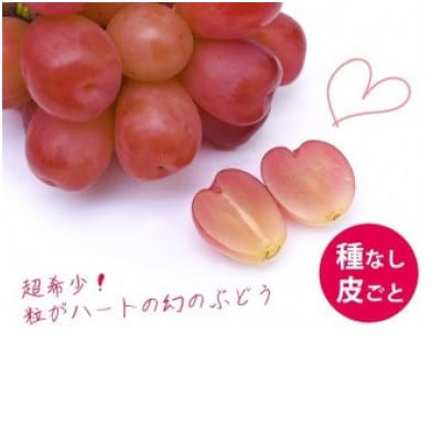 【2025年9月上旬より発送予定】マイハート1房 500g以上 ハート形のかわいい葡萄