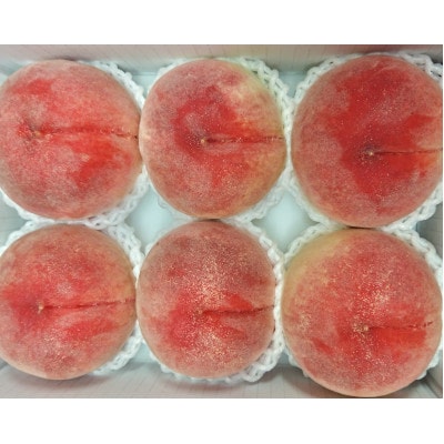2025年発送【旬の桃 約2kg 5～7玉】 坂の上の桃 デカくて甘くて硬い! 食べ応え抜群!