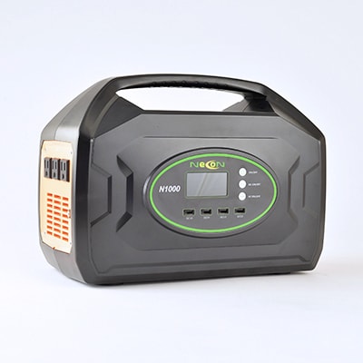 ポータブル電源(蓄電容量1028Wh)1.0kWタイプ蓄電池単品 8Wライトセット 発電機 キャンプ
