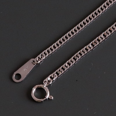 純プラチナ喜平12面カットブレスレット18cm【幅2.3mm・厚さ0.8mm】