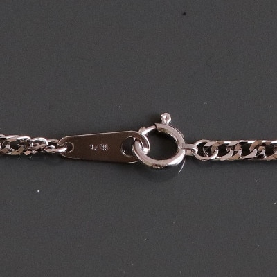 純プラチナ喜平12面カットネックレス60cm【幅2.3mm・厚さ0.8mm】