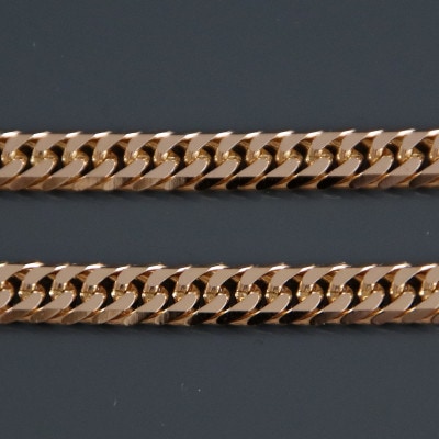 K18喜平6面Wネックレス50g【長さ50cm・幅6.0mm・厚さ2.1mm】造幣局検定