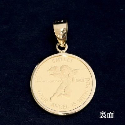 K24純金エンジェルコイン【1/25oz】ペンダントヘッド