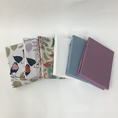 甲州羽毛肌掛けふとん　ホワイト(シングル)　カバー付き　6