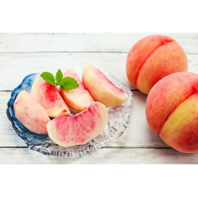 山梨市産 新鮮 桃 約2kg (5～8玉)