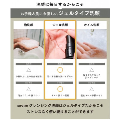 SEVEN　クレンジング洗顔　150ml
