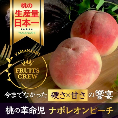 【8月下旬より順次発送】硬さ×甘さの饗宴 希少なナポレオンピーチ今回逃すと1年待ち