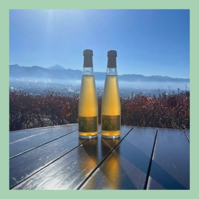 山梨 はぎふる ノンアルコールスパークリング シャインマスカット 300ml×2本 (化粧箱入)