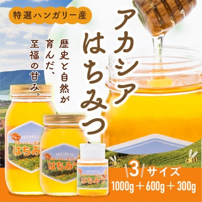 特選ハンガリー産アカシアはちみつ 300g×2本セット