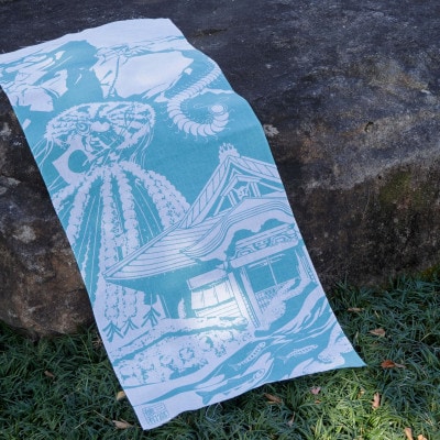 ぐらいん手ぬぐい「花豆・徳和」計2枚