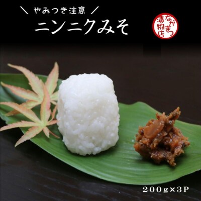 ニンニクみそ(200g×3個)