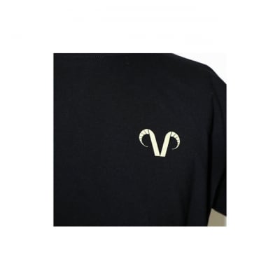 エリース豊島 ロゴプリントTシャツ・ブラック【XL】[54167454]