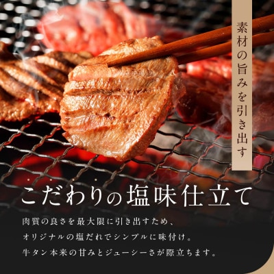 【 希少部位 】宮城名物 厚切り牛タン 合計700g(350g×2パック)塩味