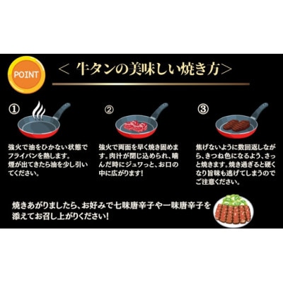 【毎月定期便】厚切り牛タン4種 計1.15kg全4回