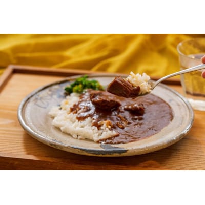 大きめ牛タンがゴロゴロ入った牛たんカレー(箱パッケージ入り6個)