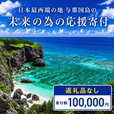 【返礼品なし】沖縄県与那国町 日本最西端の地 与那国島の未来の為の応援寄付100,000円