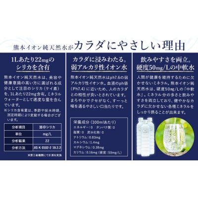 熊本イオン純天然水 ラベルレス 2L×20本 《8月中旬-9月中旬頃出荷》