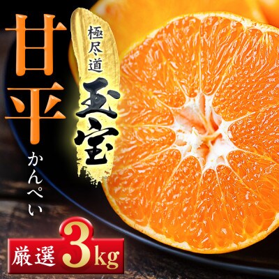 「玉宝ブランド」【甘平】3kg