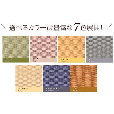 洗えるへりなし畳　ミニ半畳60cm　2枚組【畳】　I-9
