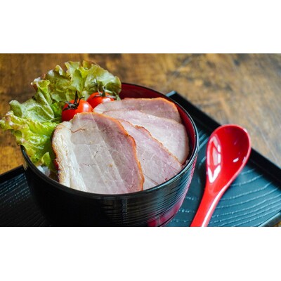 秘伝のタレに1週間漬け込んだ「国産豚ロースの炭火焼豚(800g)」特製タレ付き　H-108