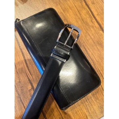 張り合わせベルト30mm　Leather BELT125　H-213