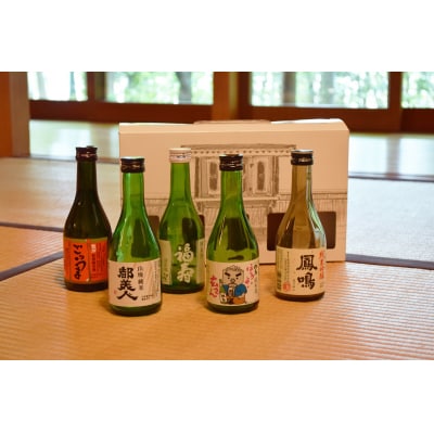 兵庫五国!隠れ名酒のほろ酔いセット(300ml×5本)　兵-3