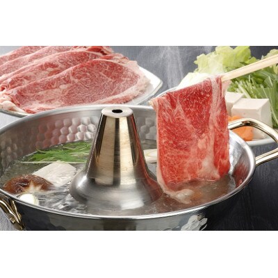 冷凍配送 実生庵の黒毛和牛近江牛【上霜】モモ しゃぶしゃぶ用 500g #494