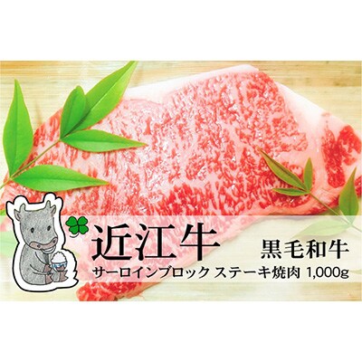 【2023年4月中旬発送】近江牛 【A5等級】 サーロイン ブロック肉 1000g 冷蔵 MS66