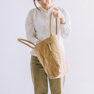 TALL TOTE / CAMEL