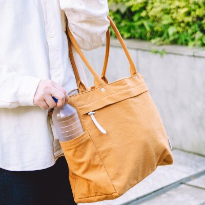 WIDE TOTE / CAMEL