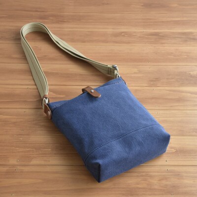 CANVAS SHOULDER S / RAIN BLUE