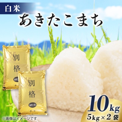 【新米予約】令和8年産 あきたこまち 10kg(5kg×2袋) 【白米】