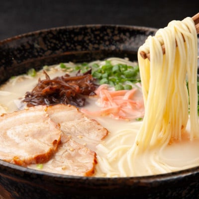 【豚骨ラーメン】博多長浜ラーメン6食入×2箱(12食入)(みやま市)