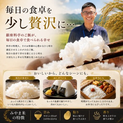 福岡県みやま市産  白米10kg (10kg×1袋) ～銀座の料亭 ご愛用のお米～