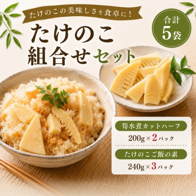 たけのこ組合せセット (合計5袋)