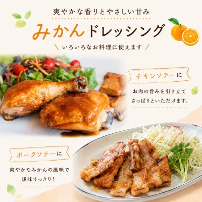 かけたかなドレッシング&みかんどれっしんぐ 190ml×各2本セット(計4本)