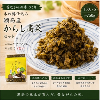 【瀬高産】 からし高菜セット(150g×5)