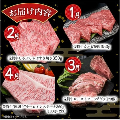 【発送月固定定期便】佐賀牛 特選!定期便【V11×1】(太良町)全12回