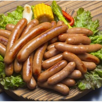 山崎ハム オールポーク あらびきウインナー セット 2kg (500g×4パック)【ZJ-3】