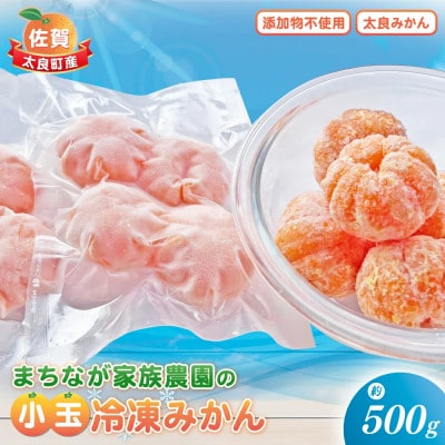 まちなが家族農園の小玉冷凍みかん　約500g【LA2】