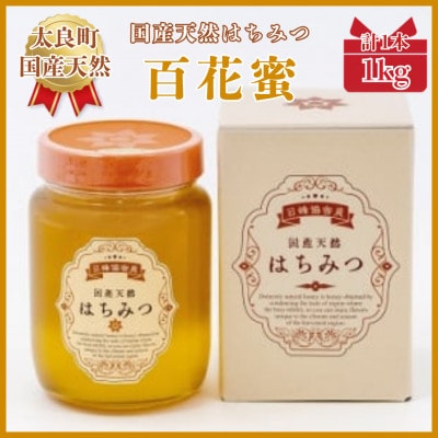太良町産はちみつ『百花蜜』1kg(太良町)【O64x1】