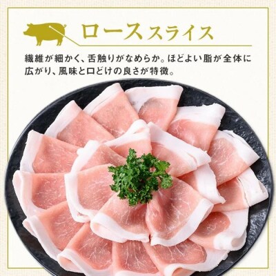 鹿児島県産豚ローススライス(計約3kg・300g×10パック) ドレッシング付き　W05012